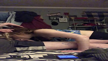 Deep throating the guy next door