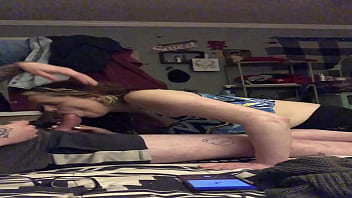 Deep throating the guy next door