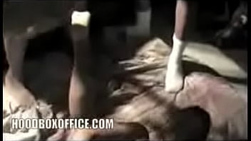 Pimpin p fucks crazy black bitch out jail in ass