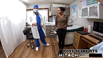 Freshman gets mandatory hitachi orgasm mara luv