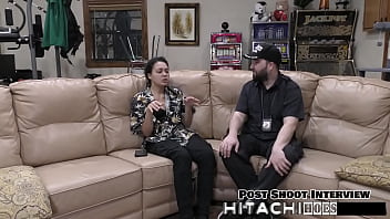 Freshman gets mandatory hitachi orgasm mara luv