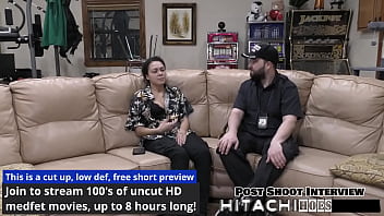 Freshman gets mandatory hitachi orgasm mara luv