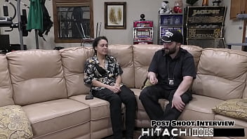 Freshman gets mandatory hitachi orgasm mara luv