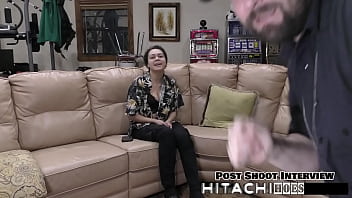 Freshman gets mandatory hitachi orgasm mara luv