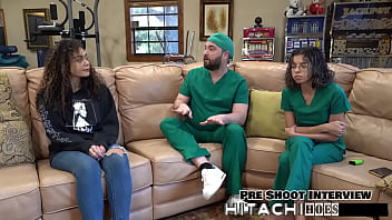 Freshman gets mandatory hitachi orgasm mara luv