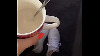 I wish you a nice start into the week today in white nike socks ; vip on of #feet #feetworld #fetisch #nike #n