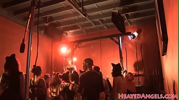 Goth stunner enjoys naked photoshoot