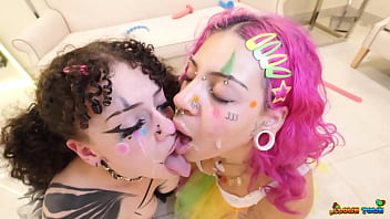Clown town ep 2 ass eating squirting cum clown trailer prod by nade nasty