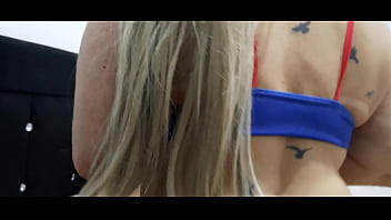 Vivi guédez let's record today after a great debut she accepted the challenge of fucking two guys at once