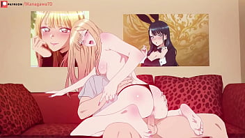 Marin kitagawa doggystyle and riding