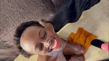 Hot anal with ebony girl ass to mouth and facial finish