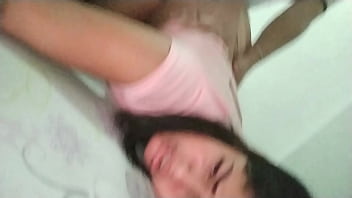 Rough fucked by my bull while my cuckold waits for his turn outside the room and then he creampies me too