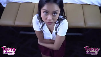 Busty 18 years old coed luna mills fucks her teacher seth brogan