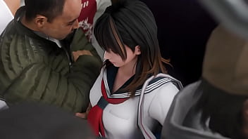 Nanami tiene sexo con su compañero Nanami tiene sexo con su compañero