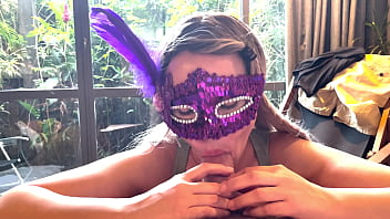 Aleksandraxxx masked hawk tuah sucking riding and taking it some pov