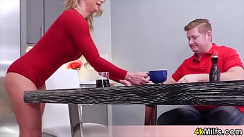 Busty mature stepmom having a quickie