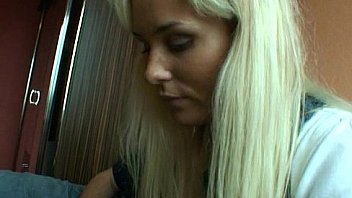 Pretty teen hotty stands doggy fashion