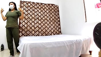 Stepson spying on his hot stepmother they end up fucking and screaming