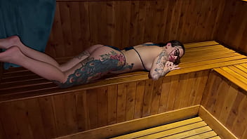 Pareja de exhibicionistas follan en spa público katty blake