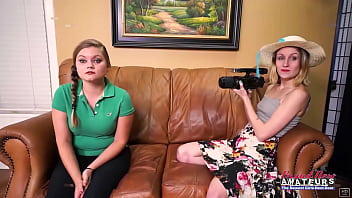 Kinky horny friends lauren and pixie suck their pussies and ahard cock