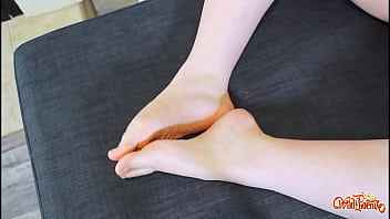 Relaxing toes & foot fetish asmr prep session