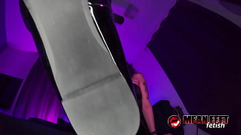 Busty dominatrix cassandra cain wants you to suck her toes