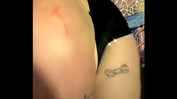 Mature lady with big boobs behaves weird on call