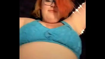 Mature lady with big boobs behaves weird on call