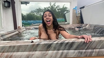 Playing by my self in the hotub