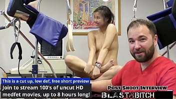 Raya nguyen sucks dick twice before getting fucked by doctor