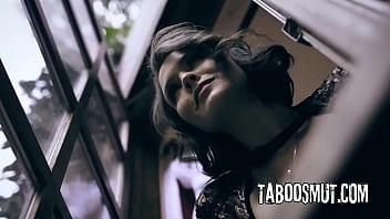 Lonely wife cheats on jealous husband with voyeur neighbor