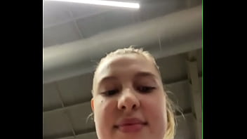 Training and masturbate in the gym