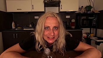 My unusual new sex toy for my prolapse pussy