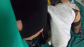 Caught masturbating – masked milf fucked hard in pussy & ass by husband’s friend preview