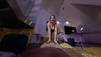 Curvy babe diana rius takes my huge dick in her ass