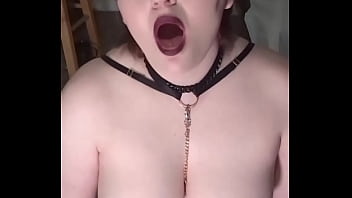 Ahegao begging for cum on my face and tits