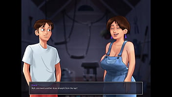 Let's play summertime saga with overalls diane in the barn