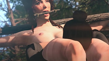 Lara chiyo tied up tomb raider