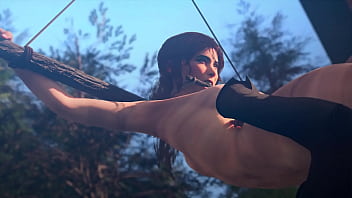 Lara chiyo tied up tomb raider