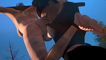 Lara chiyo tied up tomb raider