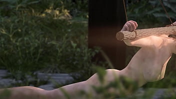 Lara chiyo tied up tomb raider