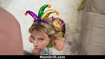 A little longer and stops blowing step son momdrill