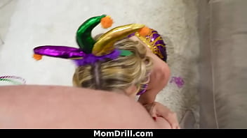 A little longer and stops blowing step son momdrill