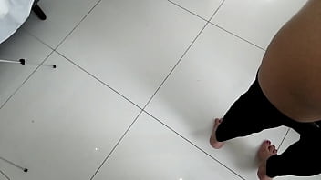 I dress as a woman and fuck a brunette in a thong