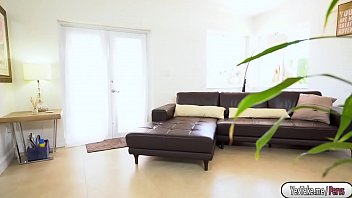 Naomi getting fucked in the living room