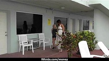 Hottie gets naked and has sex in public for cash 23