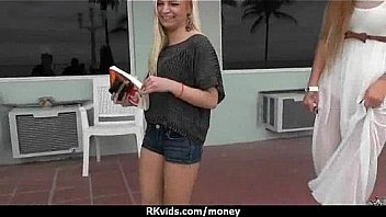 Hottie gets naked and has sex in public for cash 23