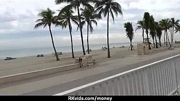 Hottie gets naked and has sex in public for cash 23