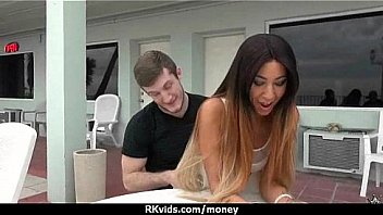 Hottie gets naked and has sex in public for cash 23