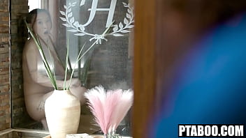 Stepsisters hot shower caught sneaking